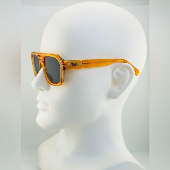 Ray-Ban Corrigan Bio based Sunglasses RB4397 Transparent Yellow Frame Gray Lens main image 9